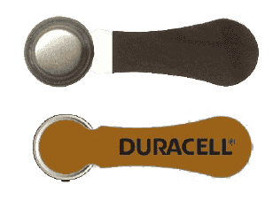 Батарейки Duracell тип 312